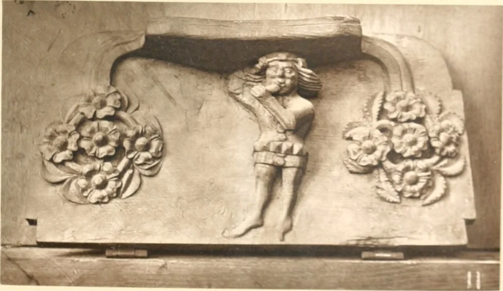 An illustration from Carvings and sculptures of Worcester Cathedral, 1873, leaf 20