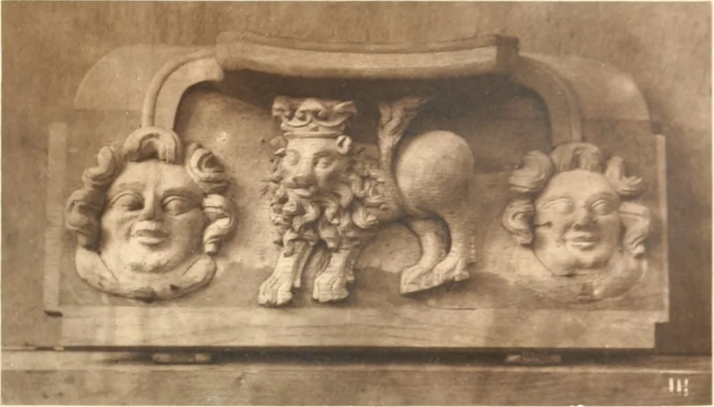 An illustration from Carvings and sculptures of Worcester Cathedral, 1873, leaf 22