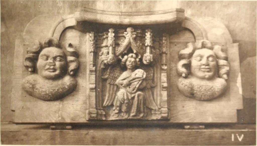 An illustration from Carvings and sculptures of Worcester Cathedral, 1873, leaf 22