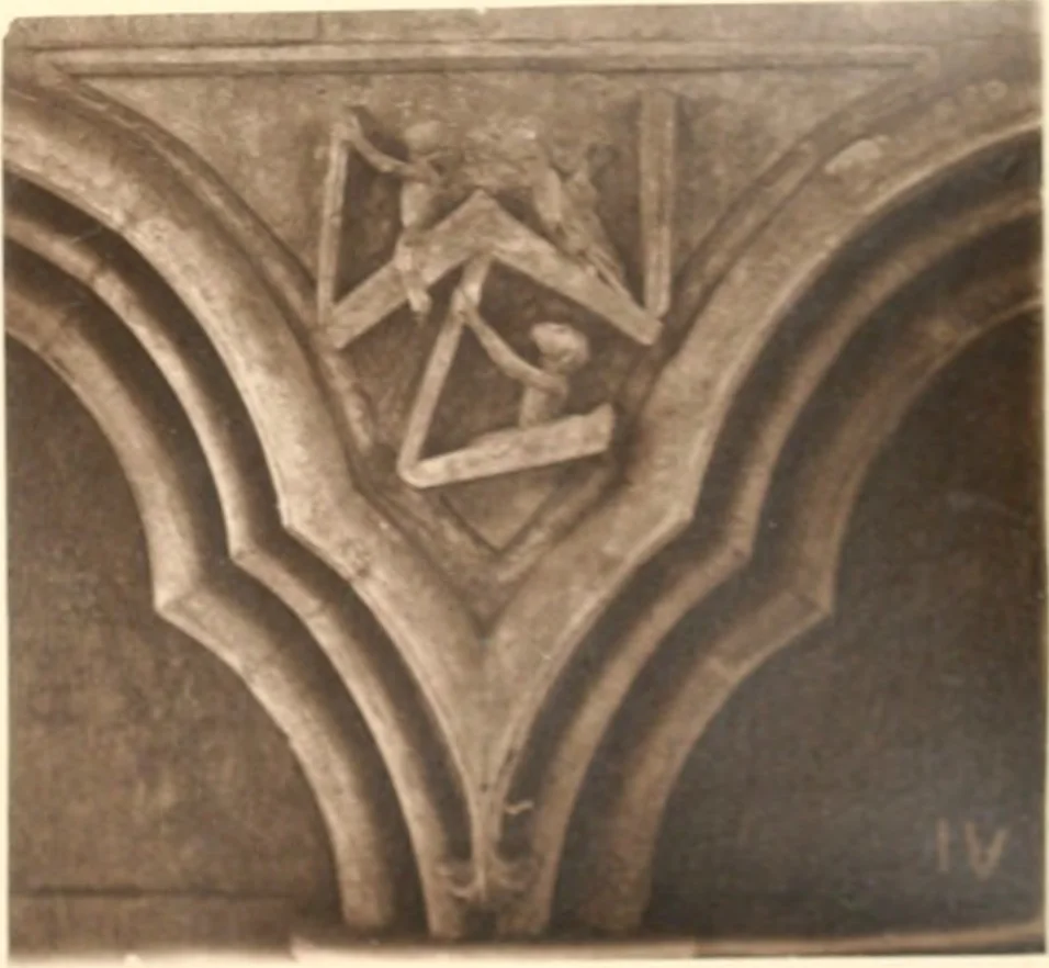 An illustration from Carvings and sculptures of Worcester Cathedral, 1873, leaf 80