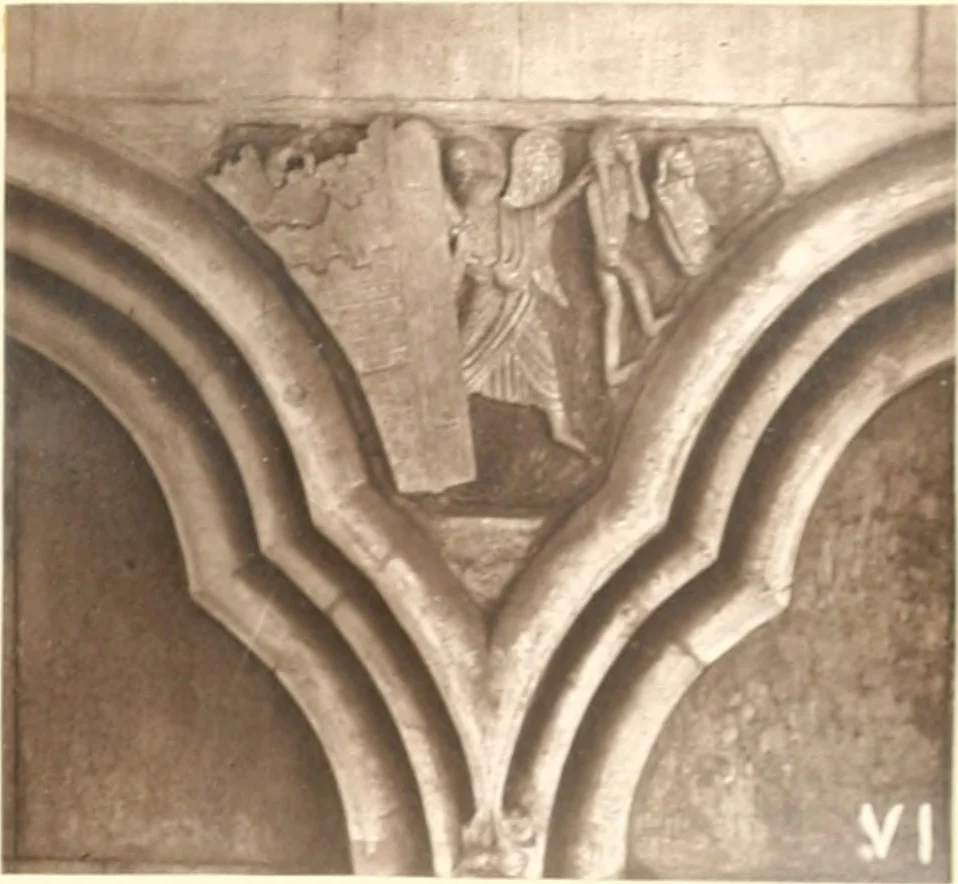 An illustration from Carvings and sculptures of Worcester Cathedral, 1873, leaf 82