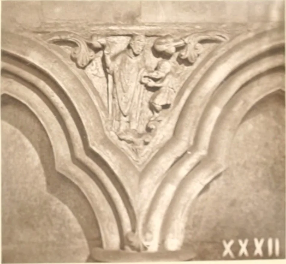 An illustration from Carvings and sculptures of Worcester Cathedral, 1873, leaf 94