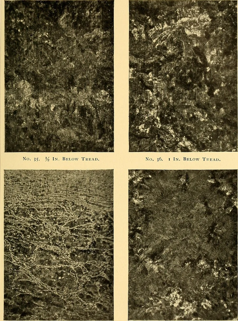 An illustration from The car wheel; giving the results of a series of investigations, 1907, leaf 58