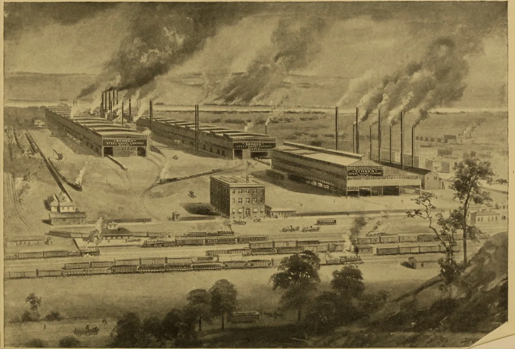 An illustration from The car wheel; giving the results of a series of investigations, 1907, leaf 150