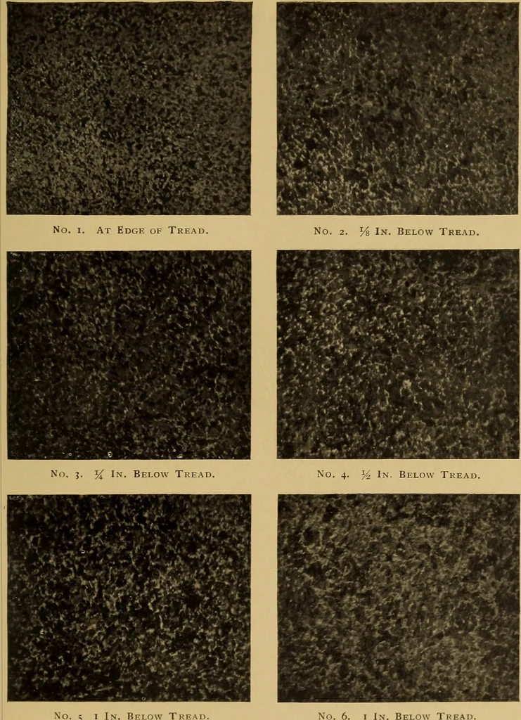 An illustration from The car wheel; giving the results of a series of investigations, 1907, leaf 34