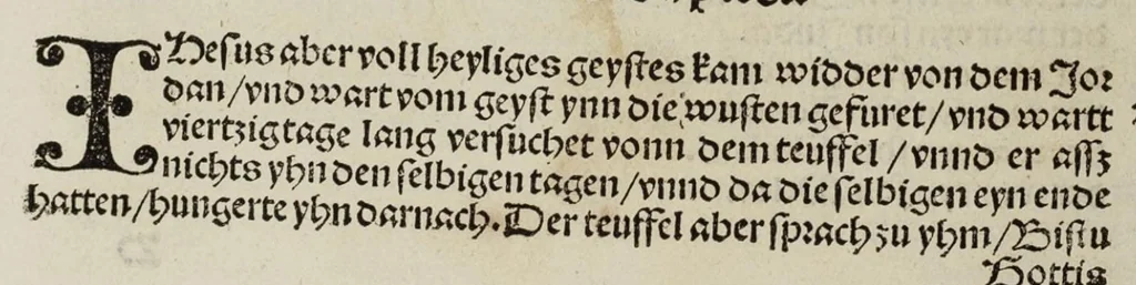 An illustration from Das Newe Testament Deůtzsch, 1522, leaf 105