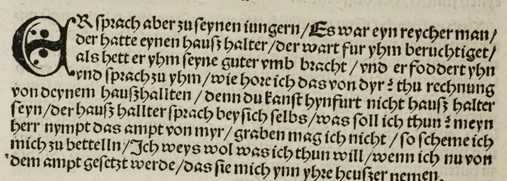 An illustration from Das Newe Testament Deůtzsch, 1522, leaf 131