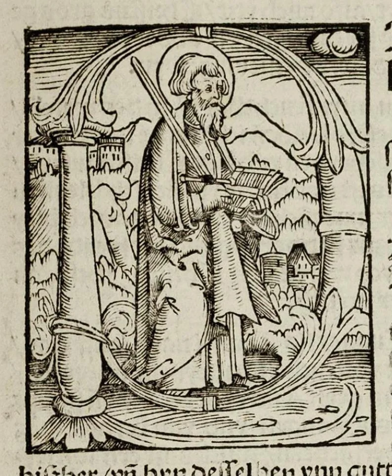 An illustration from Das Newe Testament Deůtzsch, 1522, leaf 318