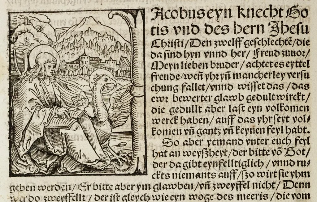 An illustration from Das Newe Testament Deůtzsch, 1522, leaf 393
