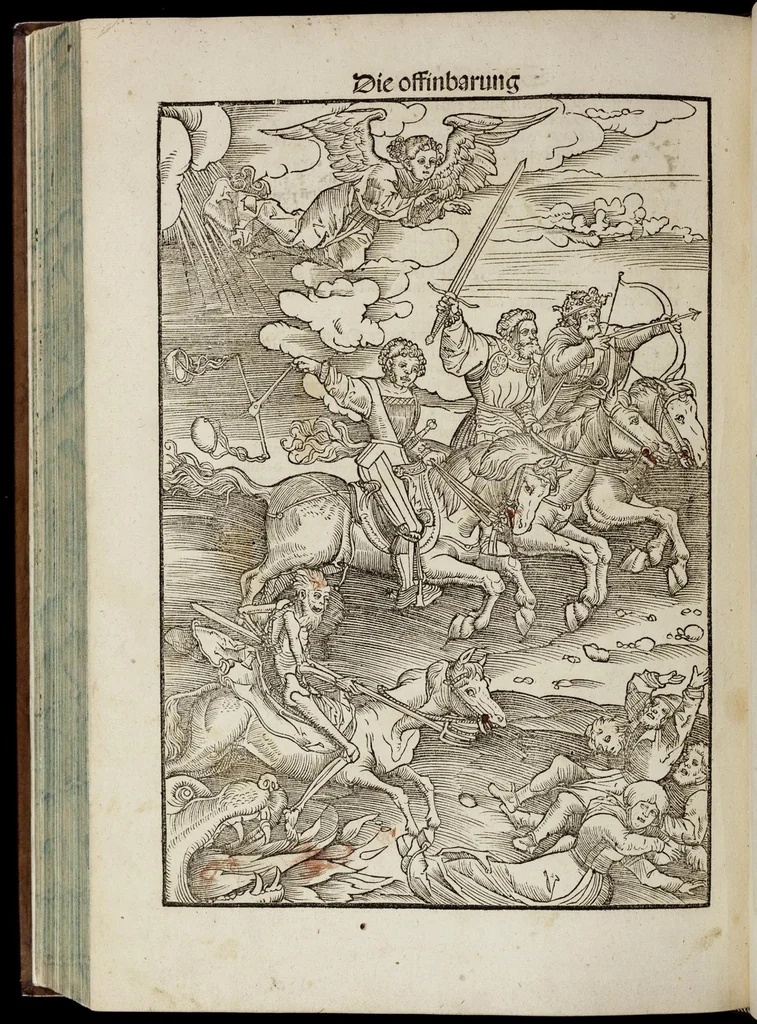 An illustration from Das Newe Testament Deůtzsch, 1522, leaf 409