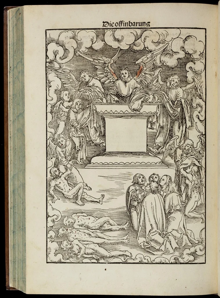 An illustration from Das Newe Testament Deůtzsch, 1522, leaf 411