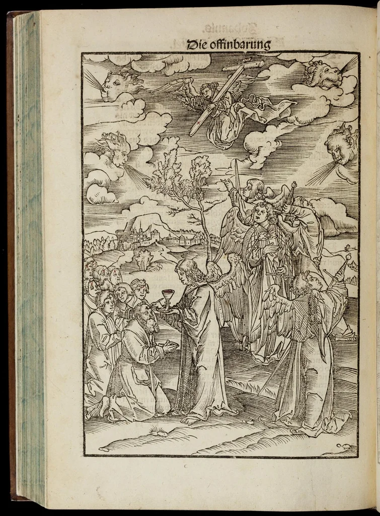 An illustration from Das Newe Testament Deůtzsch, 1522, leaf 415
