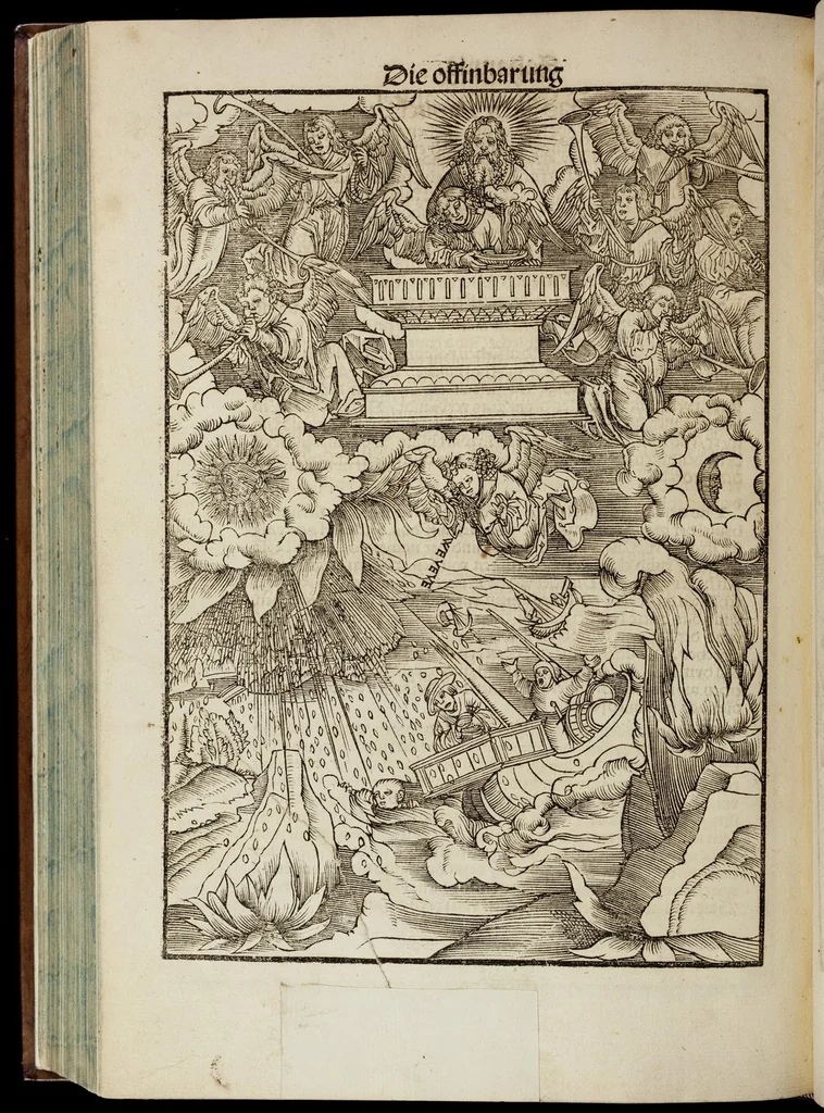An illustration from Das Newe Testament Deůtzsch, 1522, leaf 417