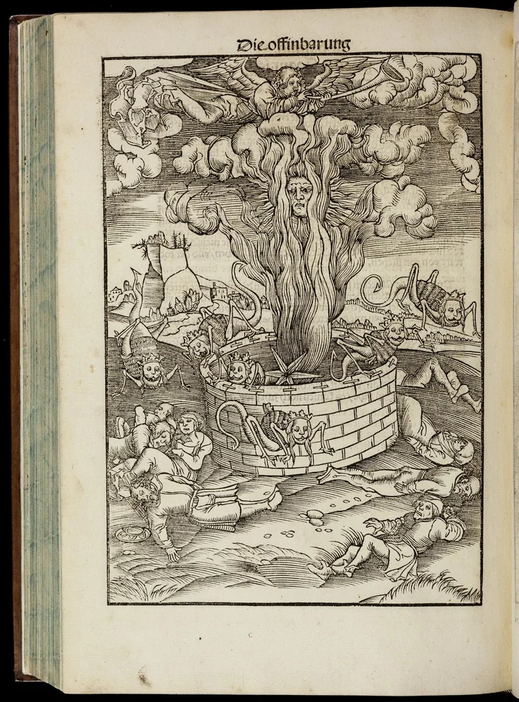 An illustration from Das Newe Testament Deůtzsch, 1522, leaf 419