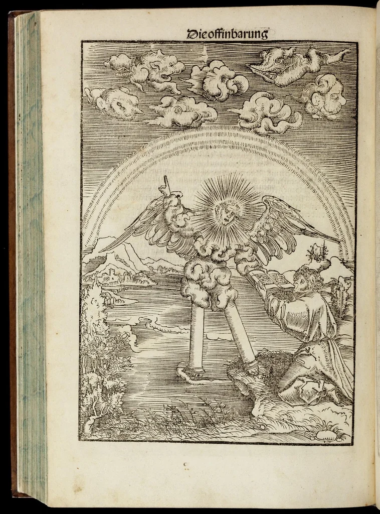 An illustration from Das Newe Testament Deůtzsch, 1522, leaf 423