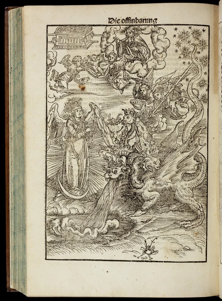 An illustration from Das Newe Testament Deůtzsch, 1522, leaf 427