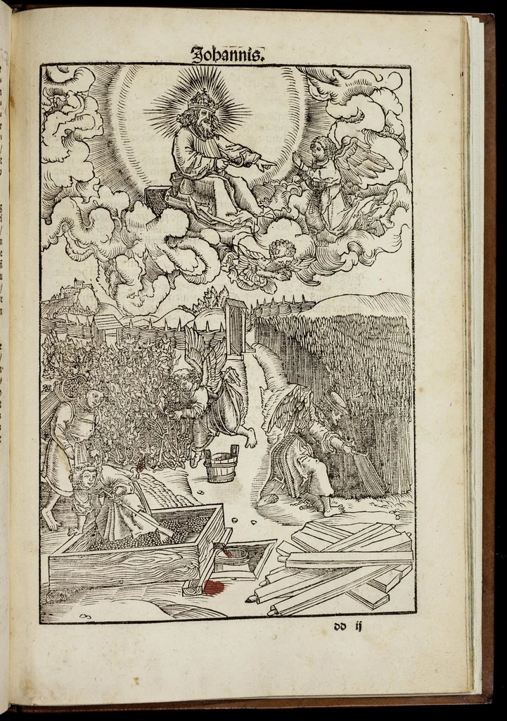 An illustration from Das Newe Testament Deůtzsch, 1522, leaf 434