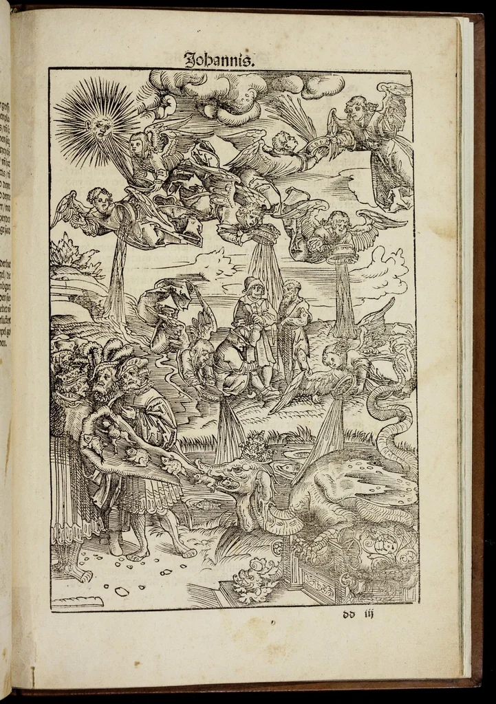 An illustration from Das Newe Testament Deůtzsch, 1522, leaf 436