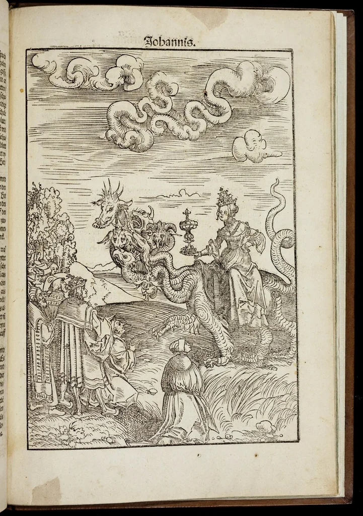 An illustration from Das Newe Testament Deůtzsch, 1522, leaf 438