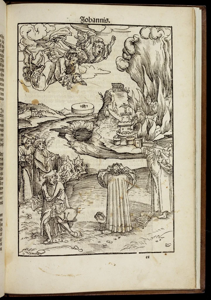An illustration from Das Newe Testament Deůtzsch, 1522, leaf 440
