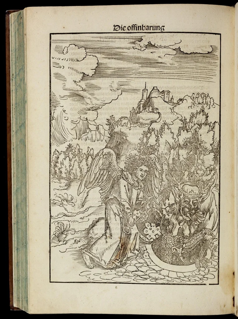 An illustration from Das Newe Testament Deůtzsch, 1522, leaf 445