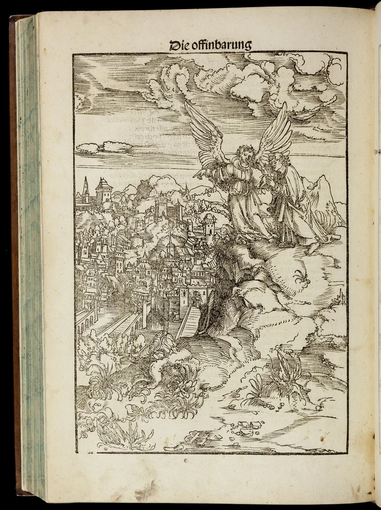 An illustration from Das Newe Testament Deůtzsch, 1522, leaf 447