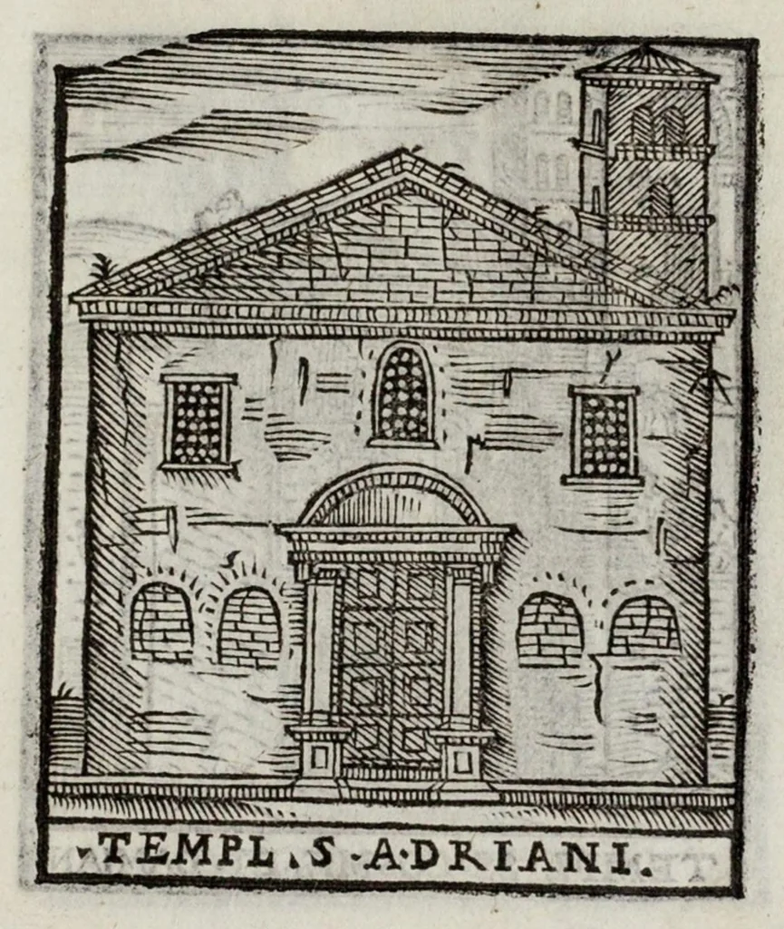 An illustration from Le cose maravigliose dell’alma città di Roma, 1595, leaf 106