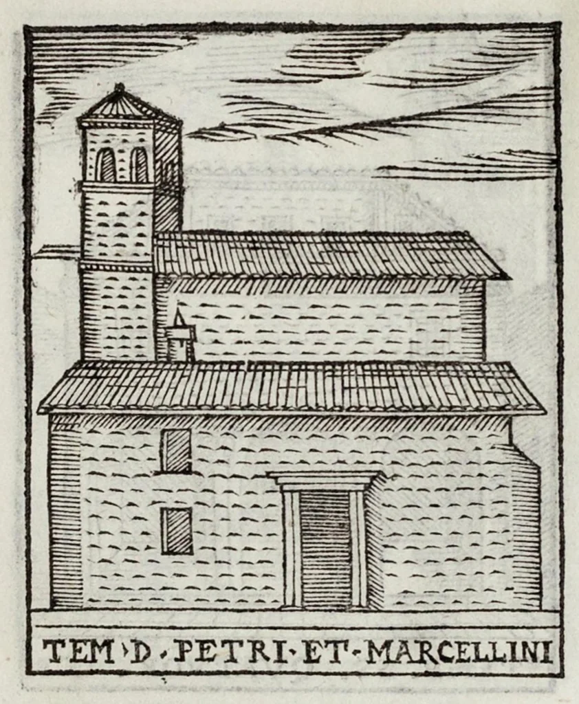 An illustration from Le cose maravigliose dell’alma città di Roma, 1595, leaf 111