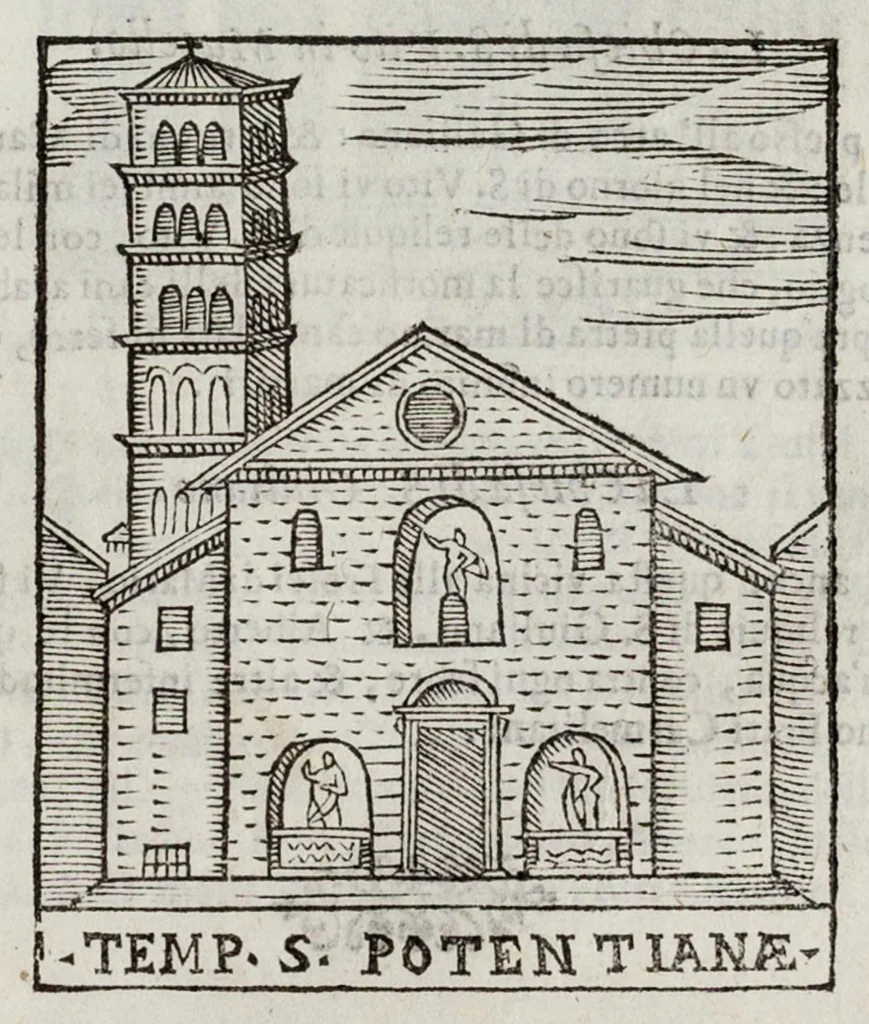 An illustration from Le cose maravigliose dell’alma città di Roma, 1595, leaf 114