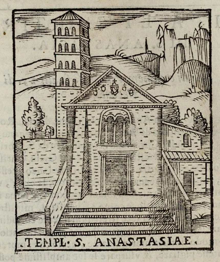 An illustration from Le cose maravigliose dell’alma città di Roma, 1595, leaf 306
