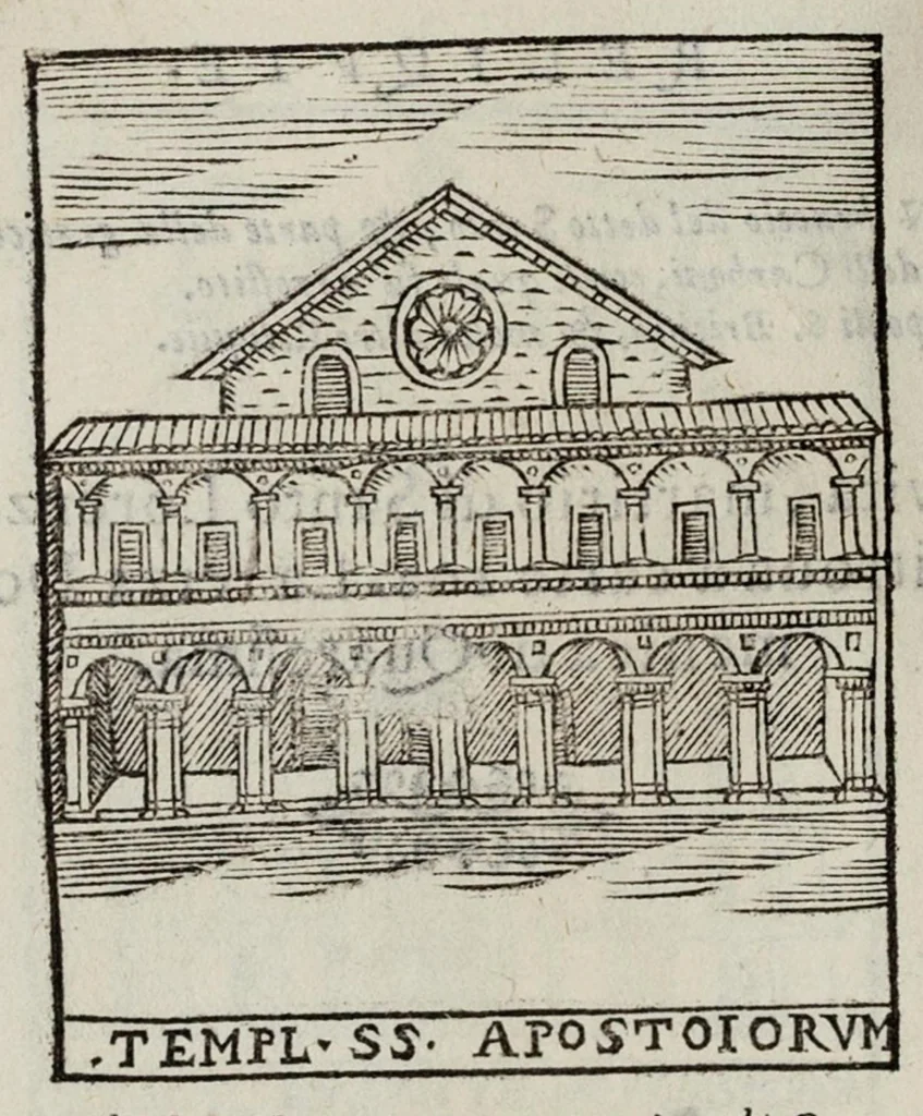 An illustration from Le cose maravigliose dell’alma città di Roma, 1595, leaf 319
