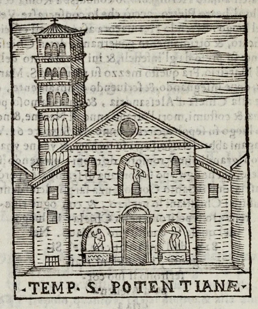 An illustration from Le cose maravigliose dell’alma città di Roma, 1595, leaf 381