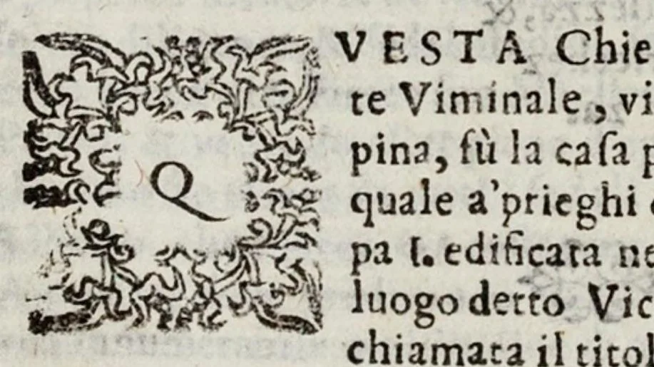 An illustration from Le cose maravigliose dell’alma città di Roma, 1595, leaf 381