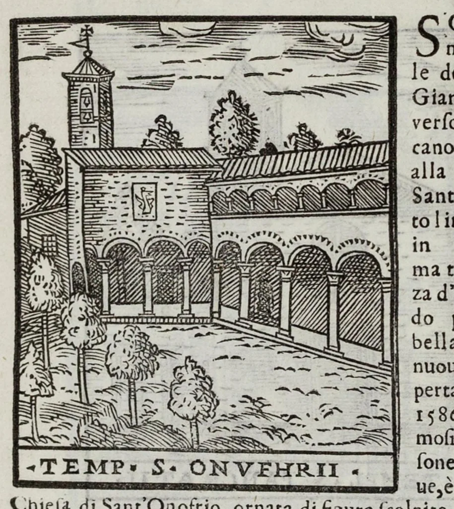An illustration from Le cose maravigliose dell’alma città di Roma, 1595, leaf 47