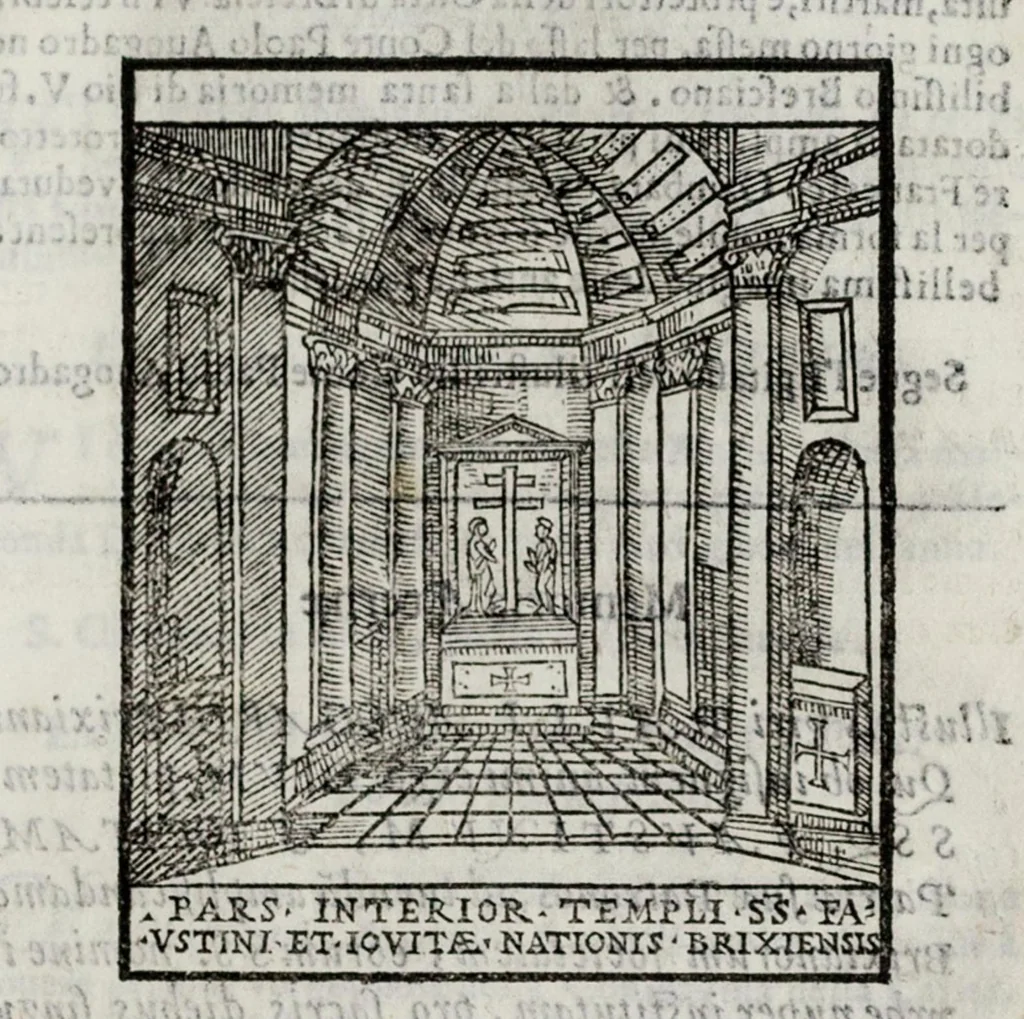 An illustration from Le cose maravigliose dell’alma città di Roma, 1595, leaf 94