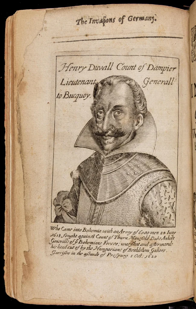 An illustration from The lamentations of Germany, 1638, leaf 201