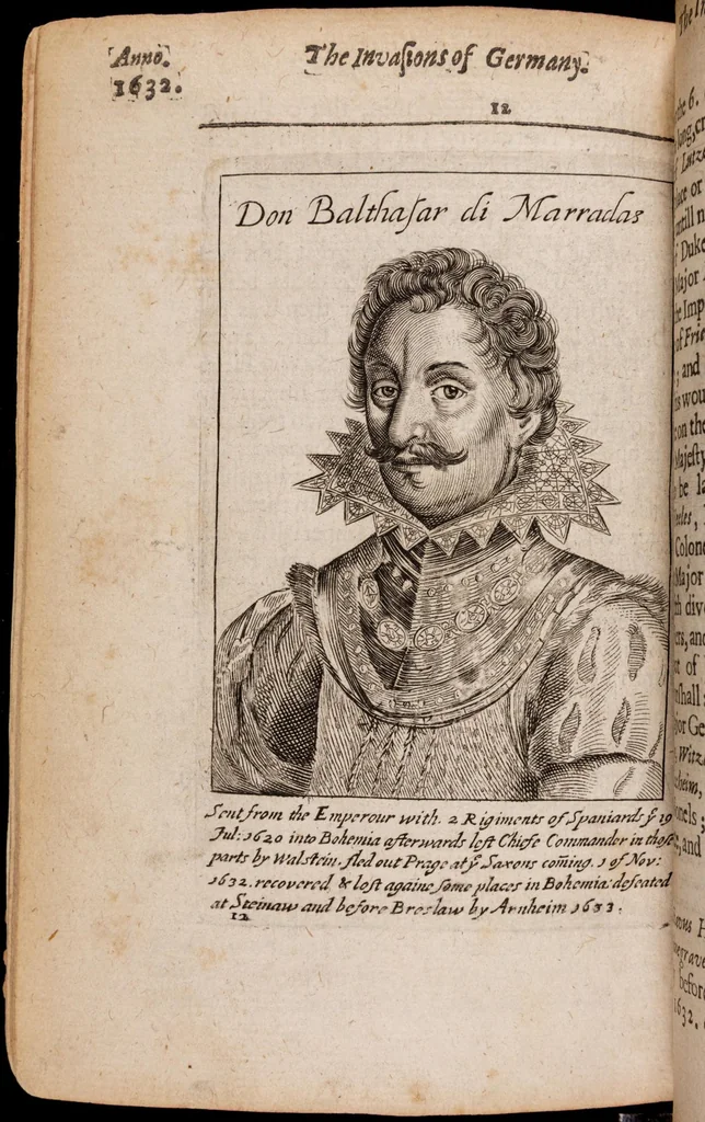 An illustration from The lamentations of Germany, 1638, leaf 255