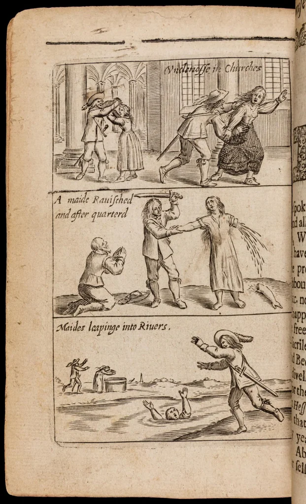 An illustration from The lamentations of Germany, 1638, leaf 379