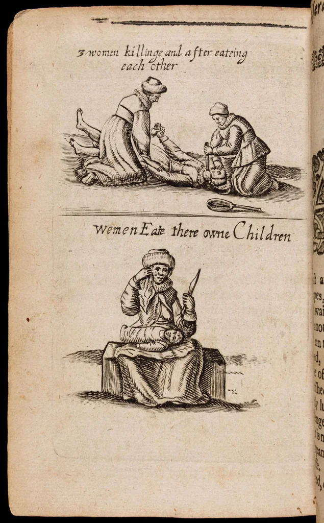An illustration from The lamentations of Germany, 1638, leaf 407