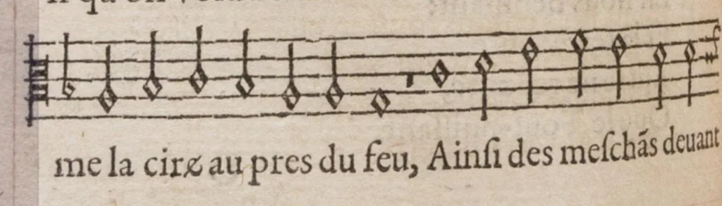 An illustration from Pseaumes de David, 1562, leaf 217