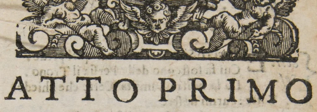 An illustration from Xerse, 1654, leaf 10
