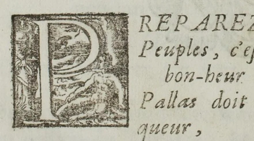 An illustration from Bellerophon, 1679, leaf 65
