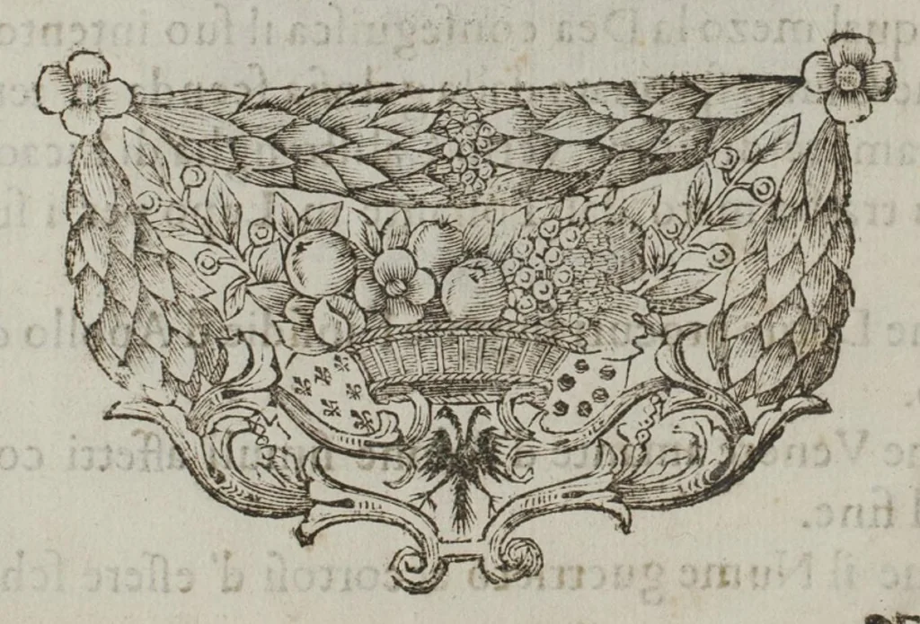 An illustration from Il favore de gli dei, 1690, leaf 11