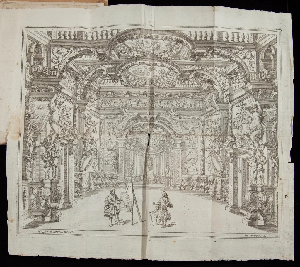 An illustration from Il favore de gli dei, 1690, leaf 113