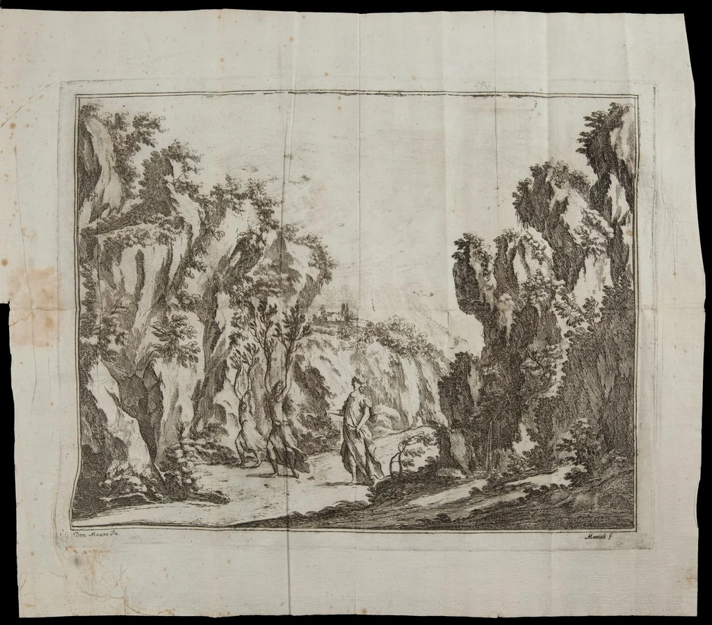 An illustration from Il favore de gli dei, 1690, leaf 93