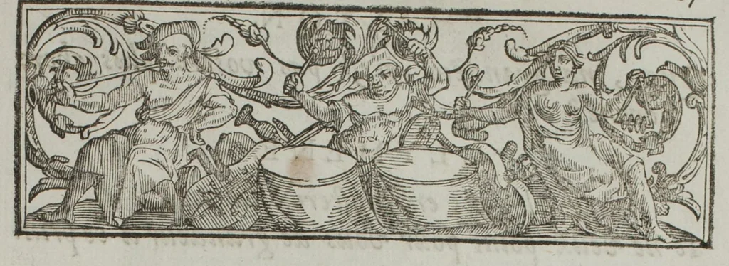 An illustration from Phaeton, 1683, leaf 32