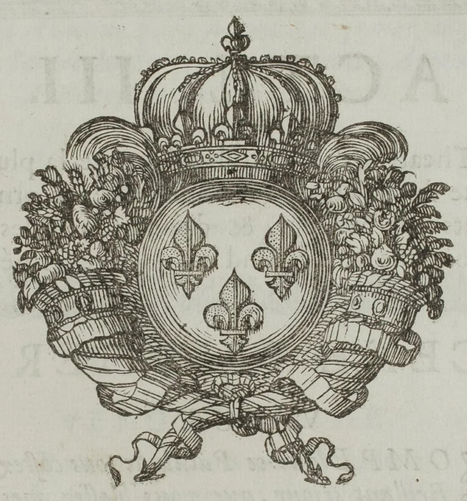 An illustration from Psyché, 1678, leaf 44