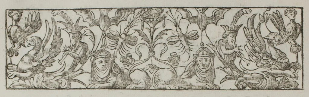 An illustration from Psyché, 1678, leaf 55