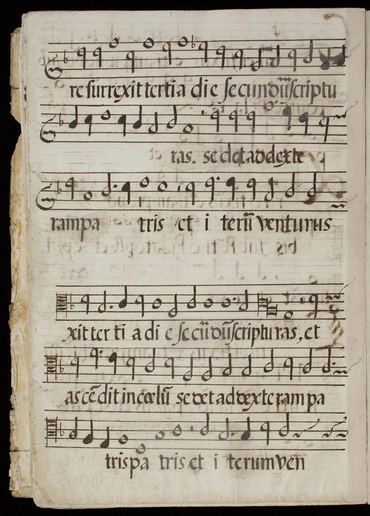 An illustration from [Mexican choir books] [v. 1], 1600, leaf 89