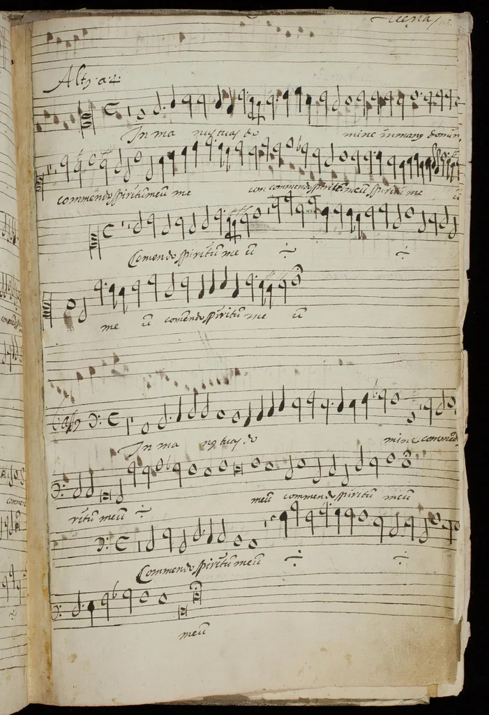 An illustration from [Mexican choir books] [v. 2], 1600, leaf 260